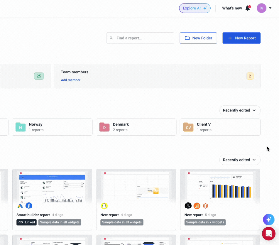 Whatagraph AI chatbot