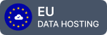 Footer certificate: EU Data Hosting