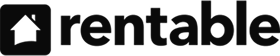 Rentable - The Rentable logo featuring a house inside of a square to the left of the company's name.